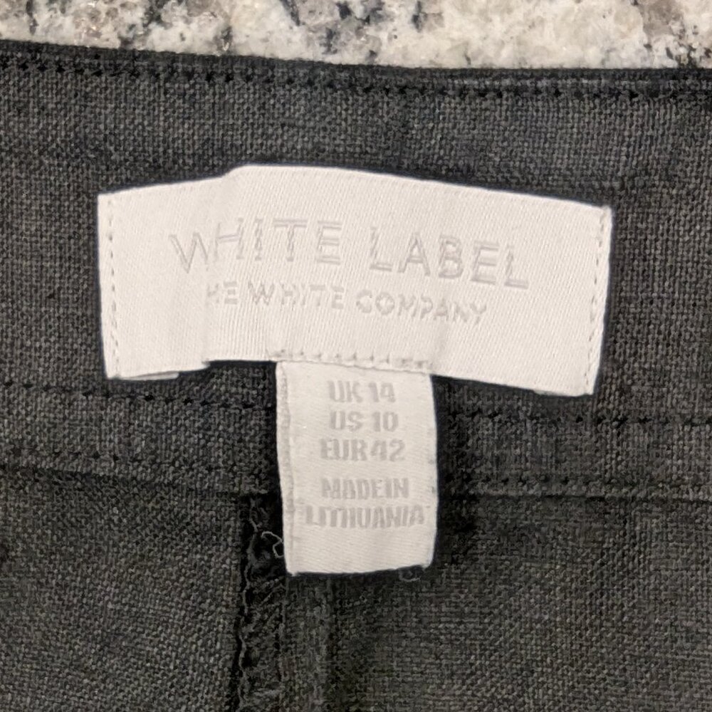THE WHITE COMPANY 100% Linen Overalls 10 Dungarees Jumpsuit Black Loose Oversize - Picture 6 of 9